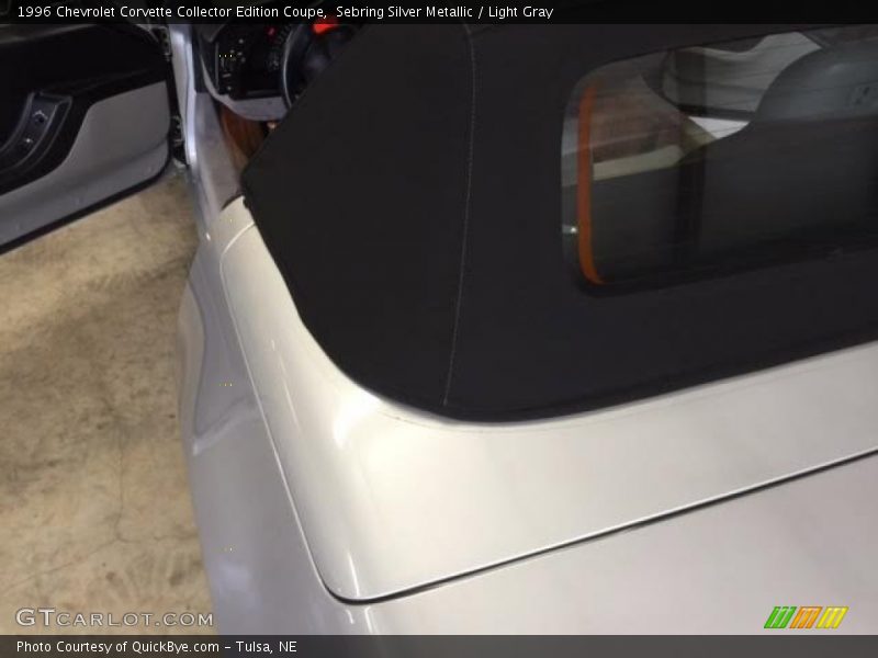 Sebring Silver Metallic / Light Gray 1996 Chevrolet Corvette Collector Edition Coupe