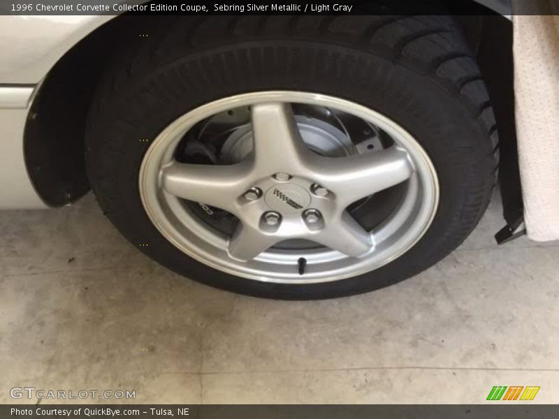 Sebring Silver Metallic / Light Gray 1996 Chevrolet Corvette Collector Edition Coupe