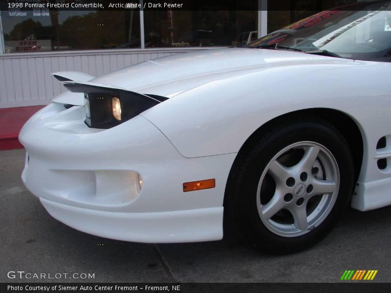 Arctic White / Dark Pewter 1998 Pontiac Firebird Convertible