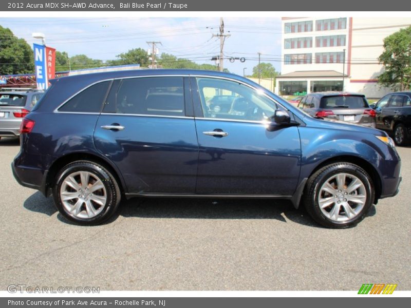 Bali Blue Pearl / Taupe 2012 Acura MDX SH-AWD Advance