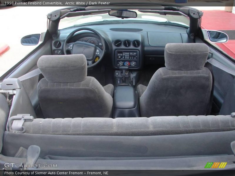 Arctic White / Dark Pewter 1998 Pontiac Firebird Convertible