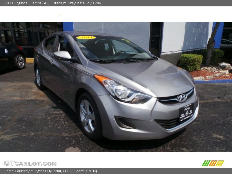Titanium Gray Metallic / Gray 2011 Hyundai Elantra GLS