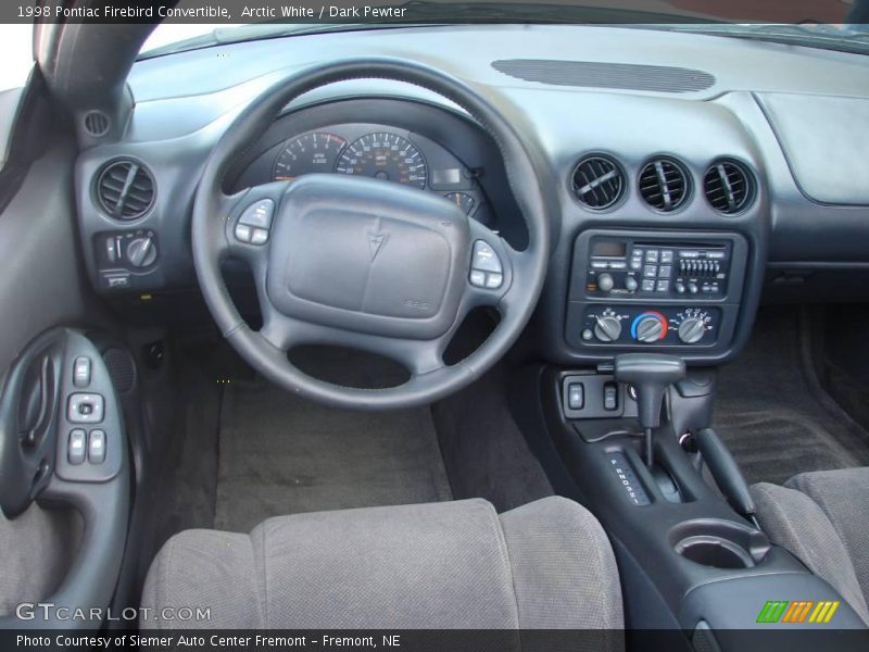 Arctic White / Dark Pewter 1998 Pontiac Firebird Convertible