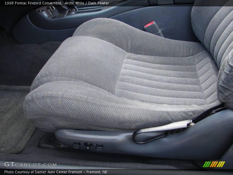 Arctic White / Dark Pewter 1998 Pontiac Firebird Convertible