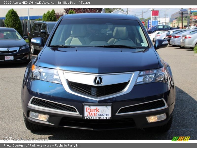 Bali Blue Pearl / Taupe 2012 Acura MDX SH-AWD Advance