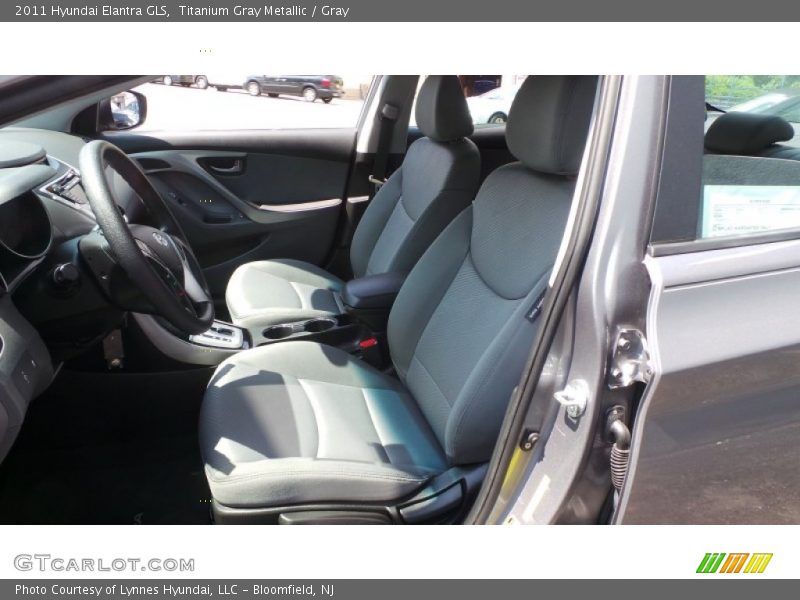 Titanium Gray Metallic / Gray 2011 Hyundai Elantra GLS