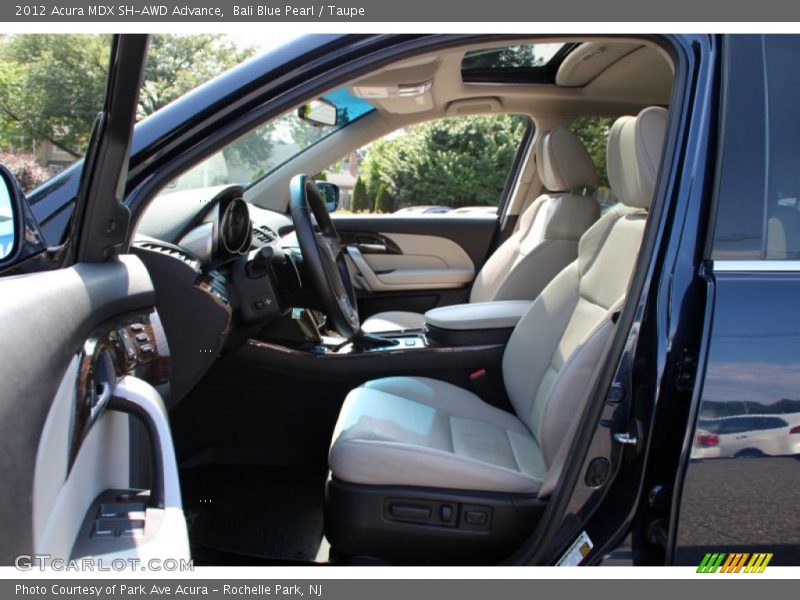 Bali Blue Pearl / Taupe 2012 Acura MDX SH-AWD Advance