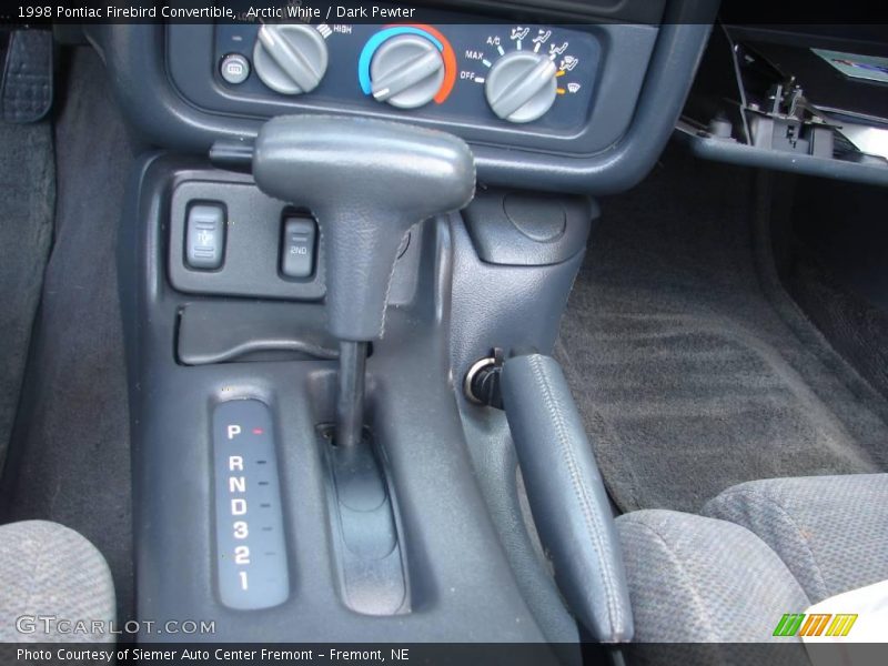 Arctic White / Dark Pewter 1998 Pontiac Firebird Convertible