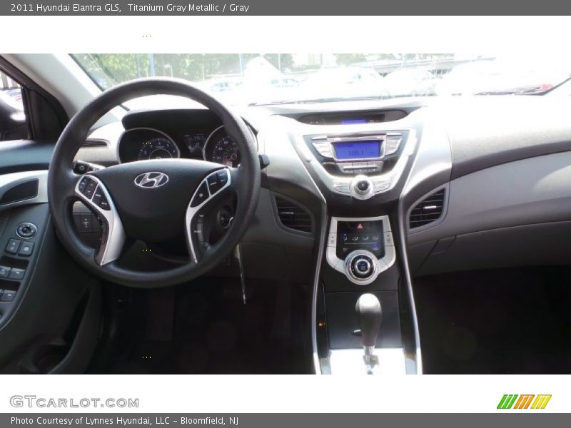 Titanium Gray Metallic / Gray 2011 Hyundai Elantra GLS