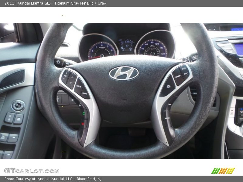 Titanium Gray Metallic / Gray 2011 Hyundai Elantra GLS