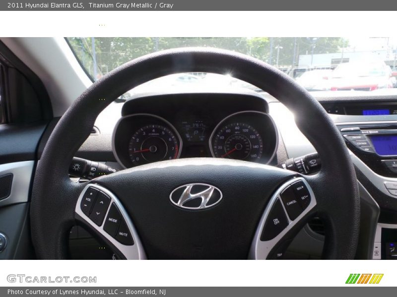 Titanium Gray Metallic / Gray 2011 Hyundai Elantra GLS