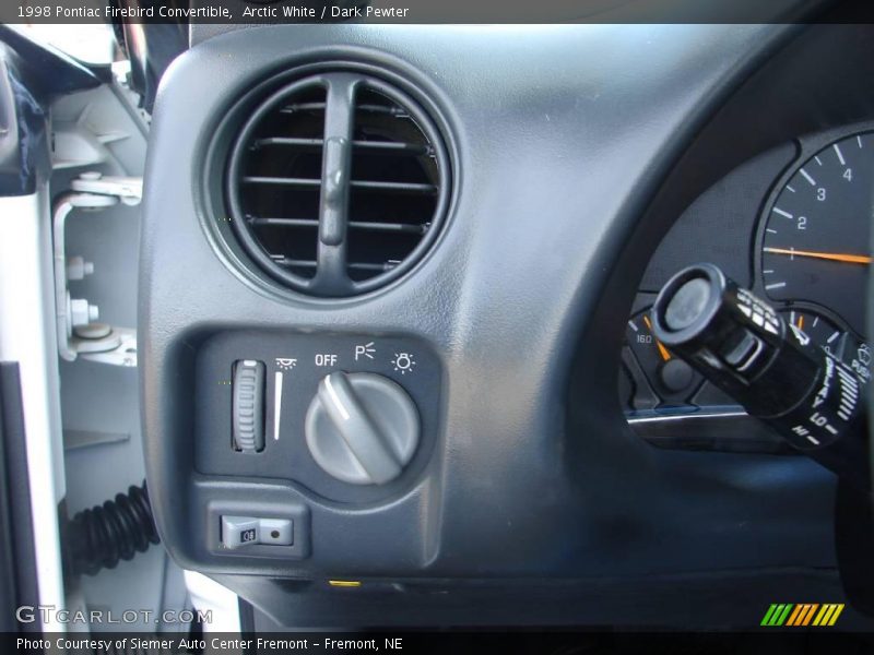 Arctic White / Dark Pewter 1998 Pontiac Firebird Convertible