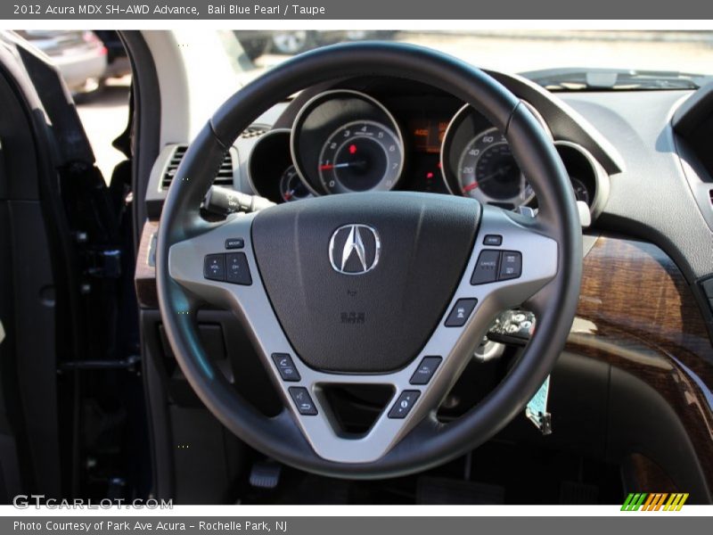 Bali Blue Pearl / Taupe 2012 Acura MDX SH-AWD Advance