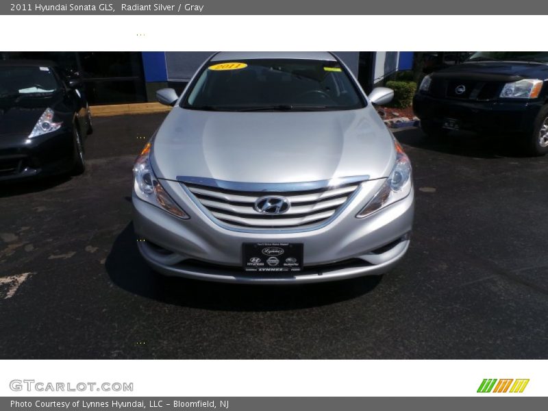 Radiant Silver / Gray 2011 Hyundai Sonata GLS