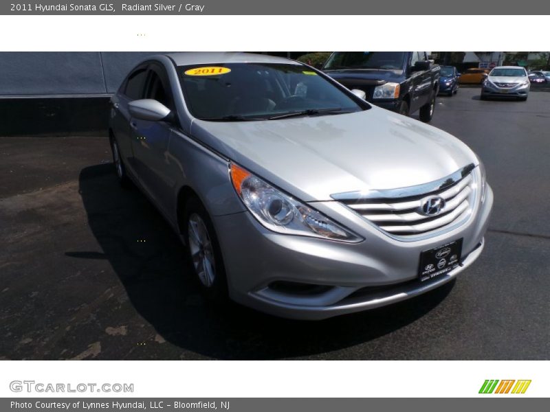 Radiant Silver / Gray 2011 Hyundai Sonata GLS
