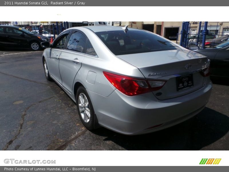 Radiant Silver / Gray 2011 Hyundai Sonata GLS