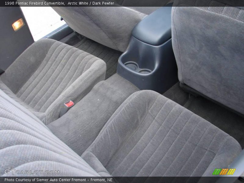 Arctic White / Dark Pewter 1998 Pontiac Firebird Convertible