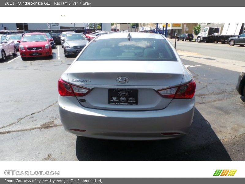 Radiant Silver / Gray 2011 Hyundai Sonata GLS