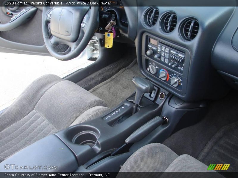 Arctic White / Dark Pewter 1998 Pontiac Firebird Convertible