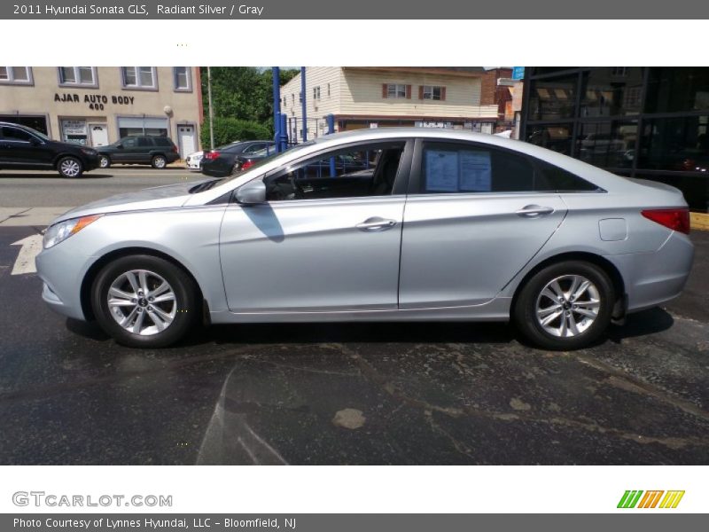 Radiant Silver / Gray 2011 Hyundai Sonata GLS