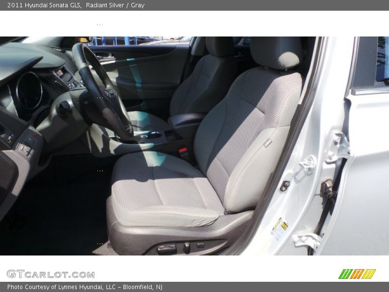 Radiant Silver / Gray 2011 Hyundai Sonata GLS