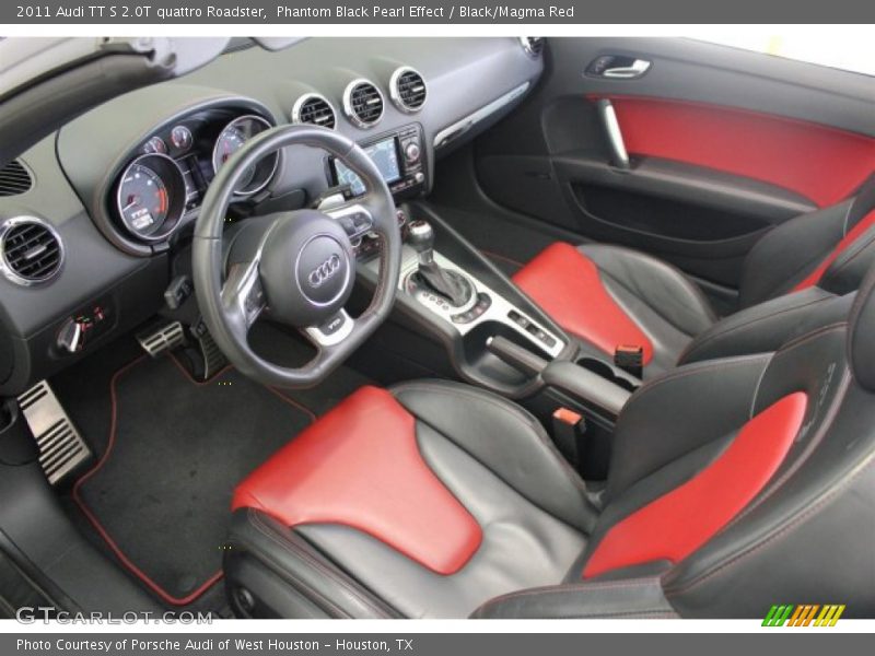 Black/Magma Red Interior - 2011 TT S 2.0T quattro Roadster 