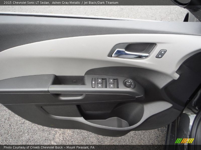 Ashen Gray Metallic / Jet Black/Dark Titanium 2015 Chevrolet Sonic LT Sedan