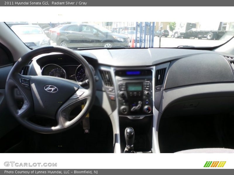 Radiant Silver / Gray 2011 Hyundai Sonata GLS