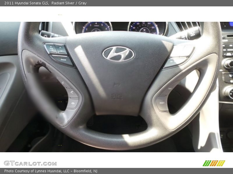 Radiant Silver / Gray 2011 Hyundai Sonata GLS