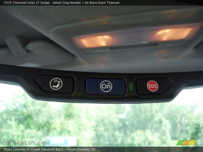 Ashen Gray Metallic / Jet Black/Dark Titanium 2015 Chevrolet Sonic LT Sedan