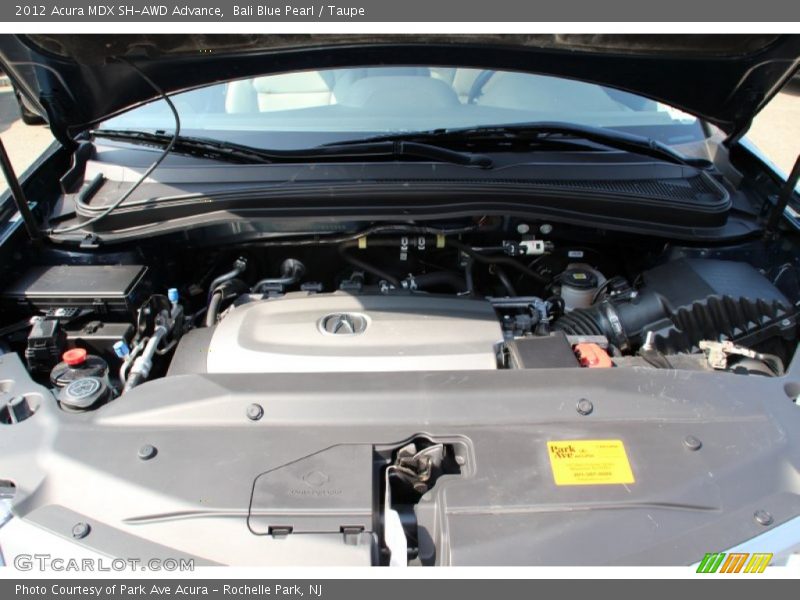 Bali Blue Pearl / Taupe 2012 Acura MDX SH-AWD Advance