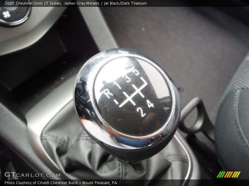 Ashen Gray Metallic / Jet Black/Dark Titanium 2015 Chevrolet Sonic LT Sedan