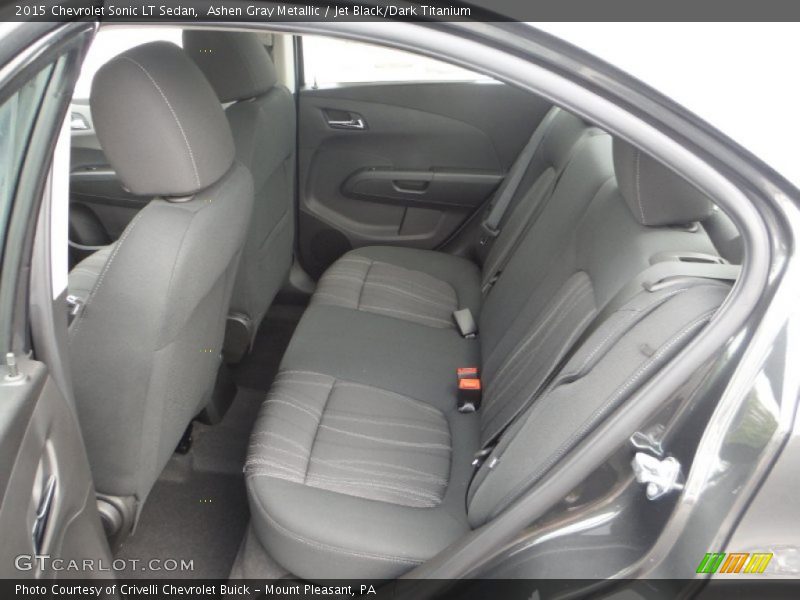 Ashen Gray Metallic / Jet Black/Dark Titanium 2015 Chevrolet Sonic LT Sedan