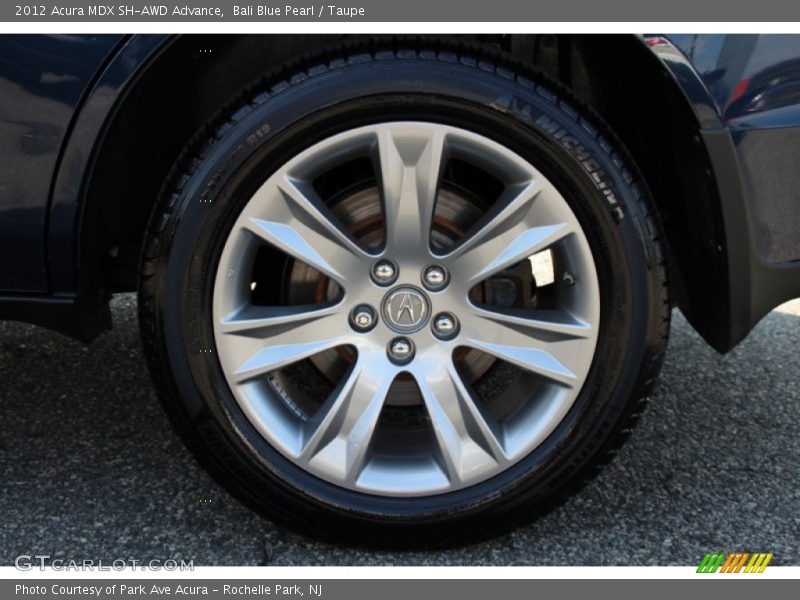 Bali Blue Pearl / Taupe 2012 Acura MDX SH-AWD Advance