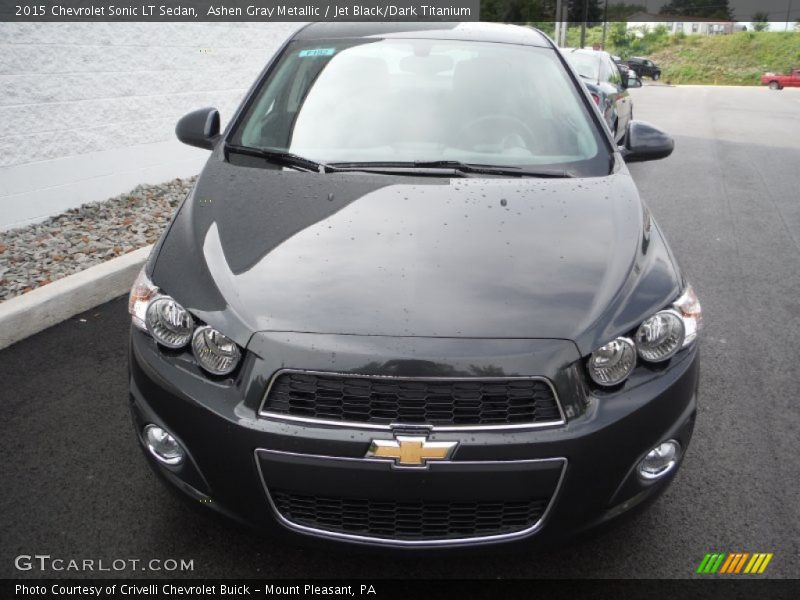 Ashen Gray Metallic / Jet Black/Dark Titanium 2015 Chevrolet Sonic LT Sedan