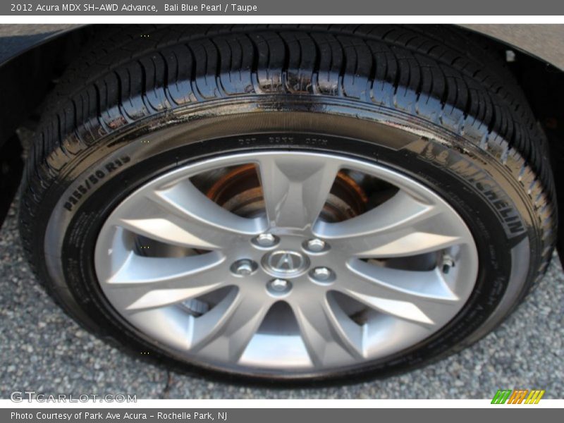 Bali Blue Pearl / Taupe 2012 Acura MDX SH-AWD Advance