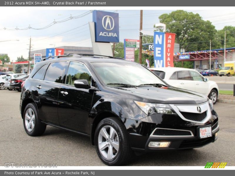 Crystal Black Pearl / Parchment 2012 Acura MDX SH-AWD