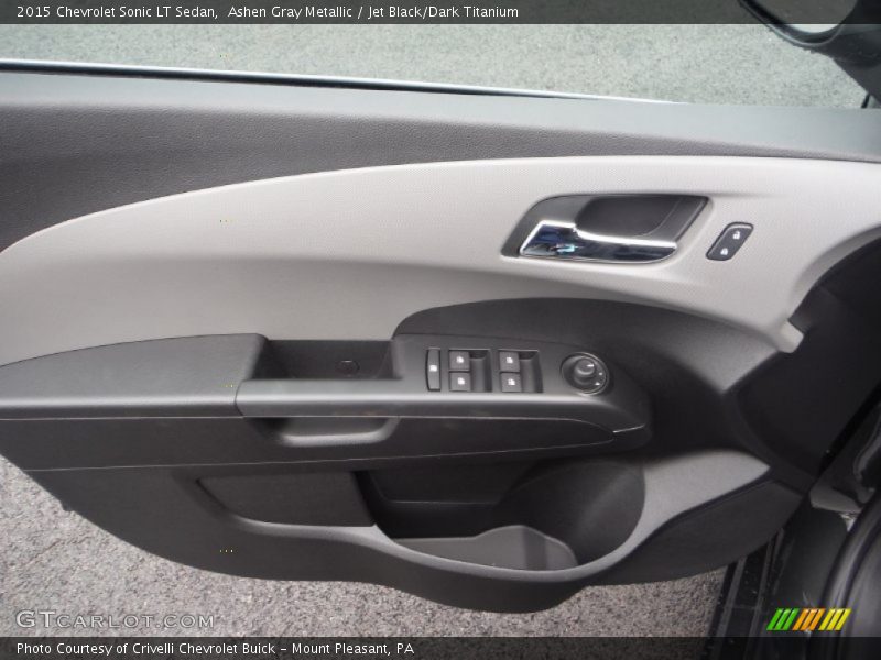 Ashen Gray Metallic / Jet Black/Dark Titanium 2015 Chevrolet Sonic LT Sedan