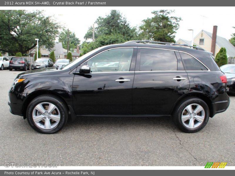 Crystal Black Pearl / Parchment 2012 Acura MDX SH-AWD