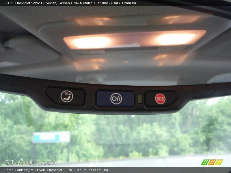 Ashen Gray Metallic / Jet Black/Dark Titanium 2015 Chevrolet Sonic LT Sedan