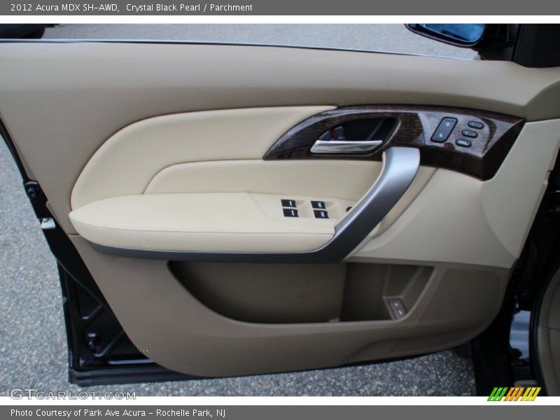 Crystal Black Pearl / Parchment 2012 Acura MDX SH-AWD