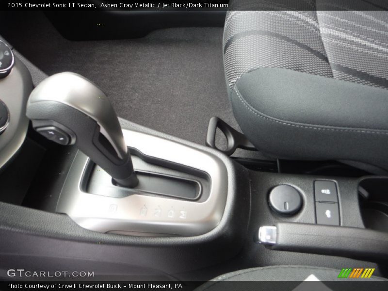 Ashen Gray Metallic / Jet Black/Dark Titanium 2015 Chevrolet Sonic LT Sedan