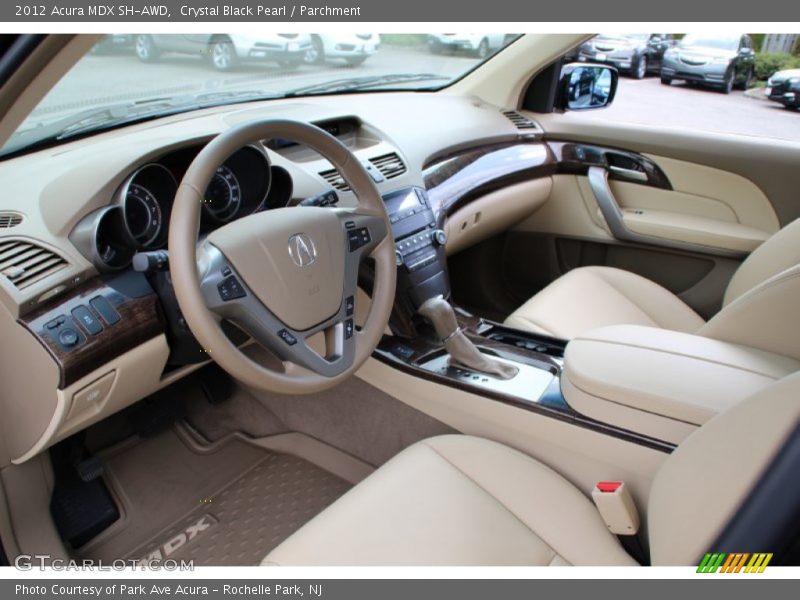 Crystal Black Pearl / Parchment 2012 Acura MDX SH-AWD