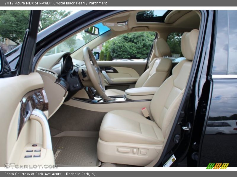 Crystal Black Pearl / Parchment 2012 Acura MDX SH-AWD