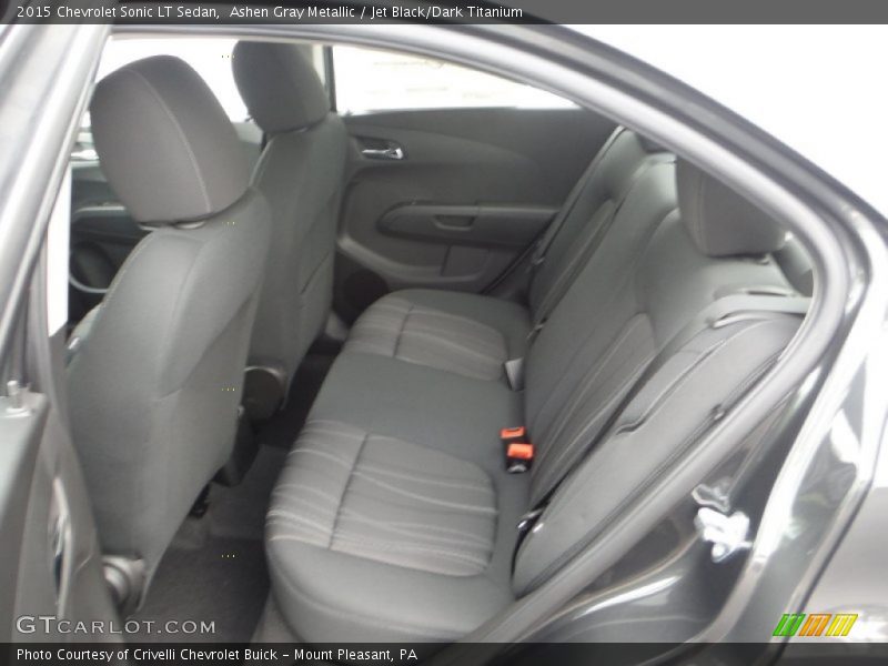 Ashen Gray Metallic / Jet Black/Dark Titanium 2015 Chevrolet Sonic LT Sedan