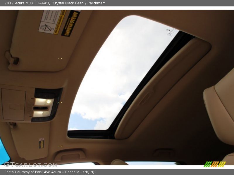 Crystal Black Pearl / Parchment 2012 Acura MDX SH-AWD