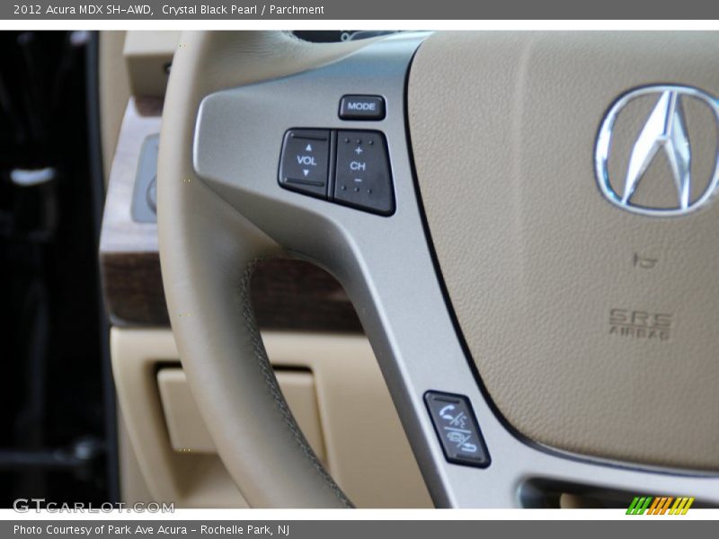 Crystal Black Pearl / Parchment 2012 Acura MDX SH-AWD
