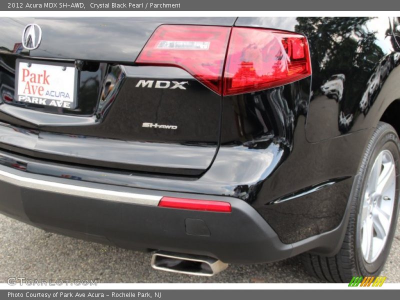 Crystal Black Pearl / Parchment 2012 Acura MDX SH-AWD