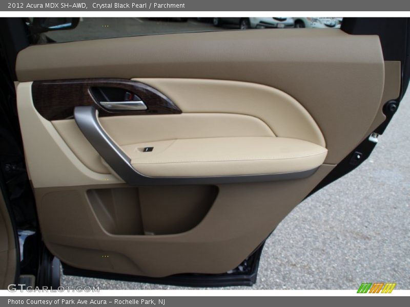 Crystal Black Pearl / Parchment 2012 Acura MDX SH-AWD