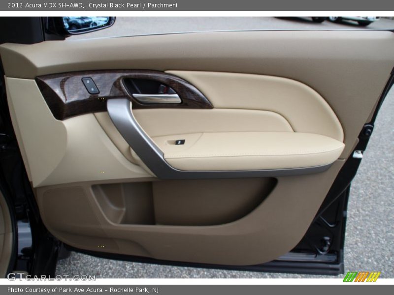 Crystal Black Pearl / Parchment 2012 Acura MDX SH-AWD